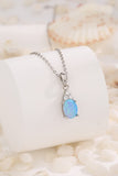 Find Your Center Opal Pendant Necklace - Flyclothing LLC