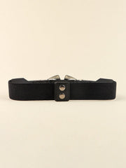 Double Buckle PU Leather Belt - Flyclothing LLC