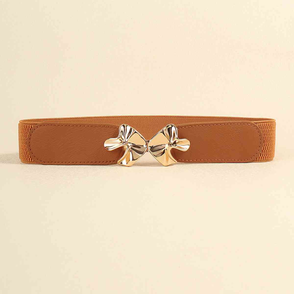 Alloy Buckle Elastic Belt - Trendsi