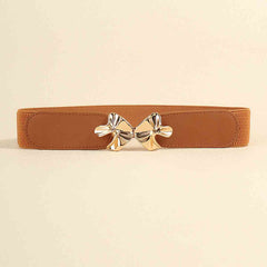 Alloy Buckle Elastic Belt - Trendsi