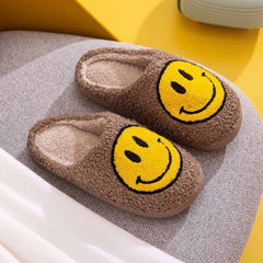 Melody Smiley Face Slippers - Flyclothing LLC