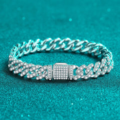 4.63 Carat Moissanite 925 Sterling Silver Bracelet - Flyclothing LLC