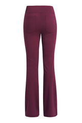 Pocketed High Waist Active Pants - Flyclothing LLC