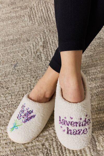 Melody Sequin Pattern Cozy Slippers - Flyclothing LLC