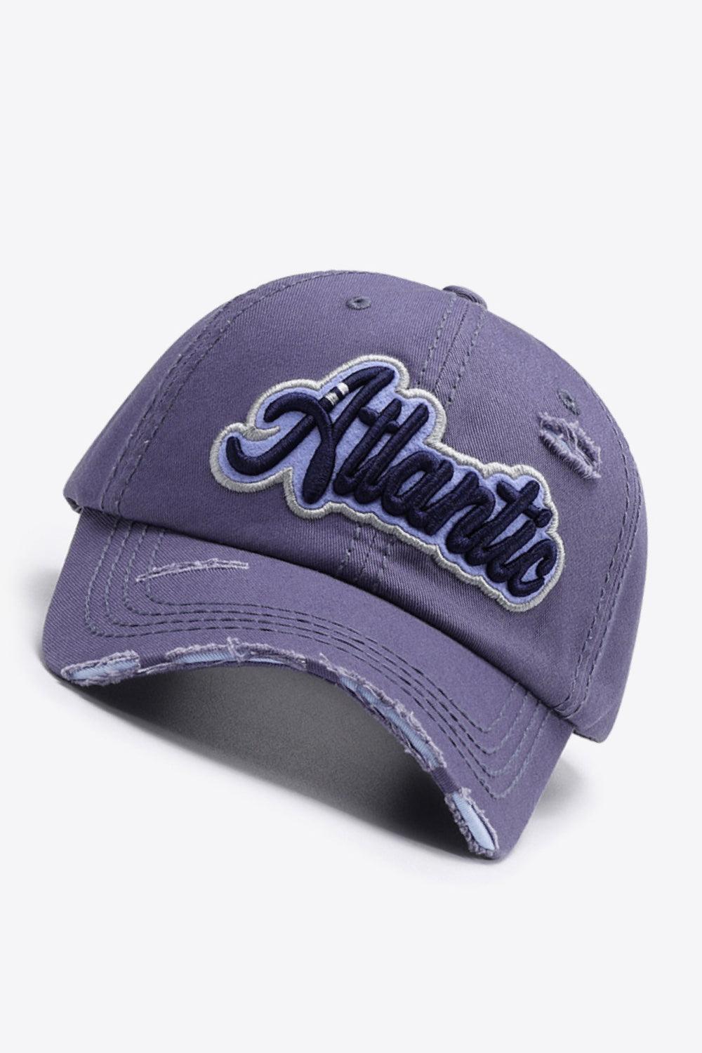 ATLANTIC Graphic Distressed Baseball Cap - Flyclothing LLC