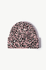 Leopard Pattern Cuffed Beanie - Trendsi