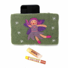Hand Crafted Felt Starry Fairy Pouch - Flyclothing LLC