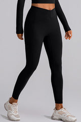 High Waist Active Leggings with Pockets - Flyclothing LLC