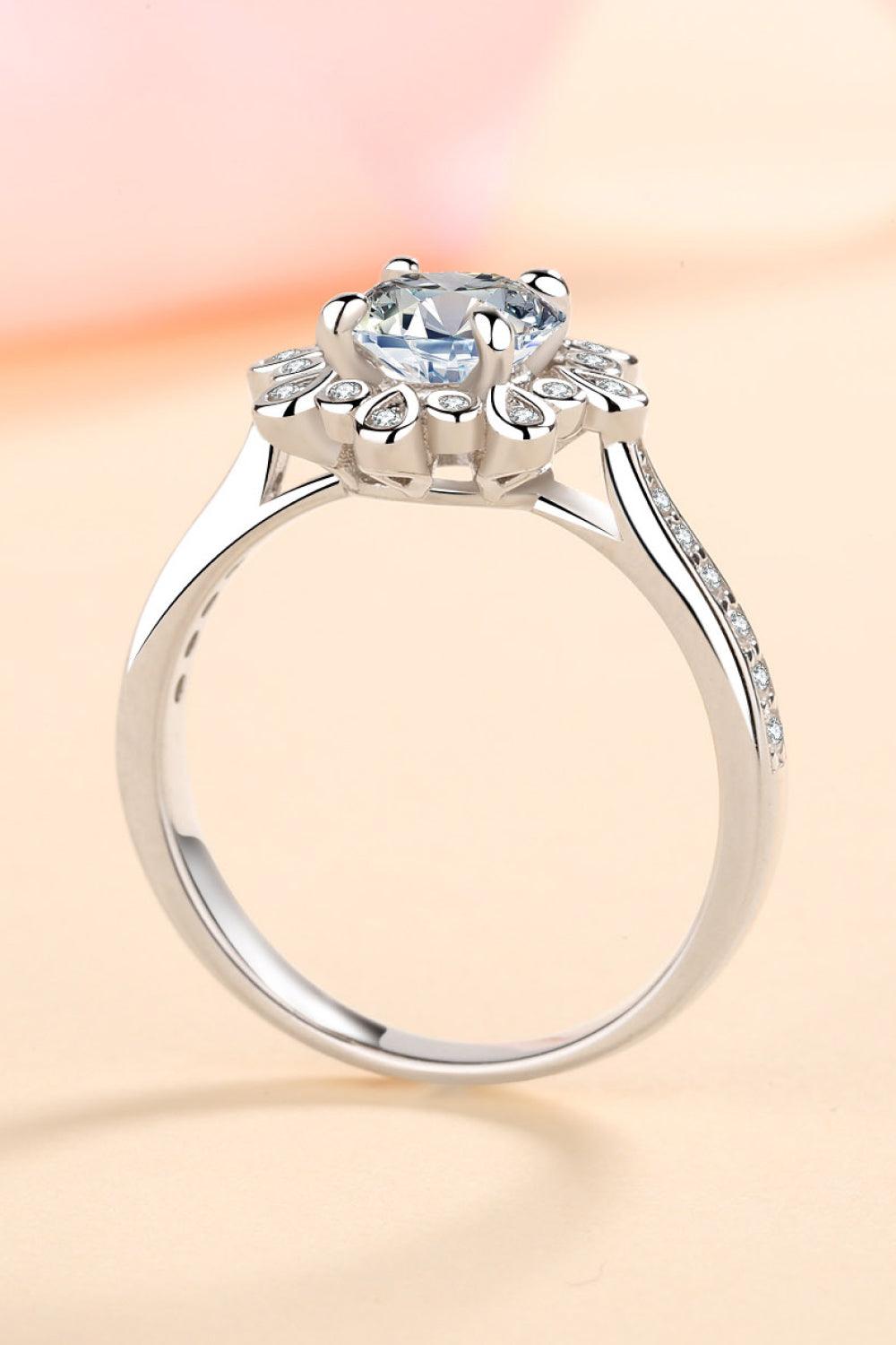 Can't Stop Your Shine 925 Sterling Silver Moissanite Ring - Flyclothing LLC