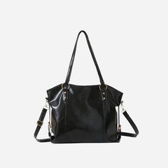 PU Leather Tote Bag - Trendsi