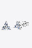 Moissanite 925 Sterling Silver Stud Earrings - Flyclothing LLC