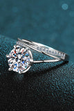 3 Carat Moissanite 6-Prong Ring - Flyclothing LLC