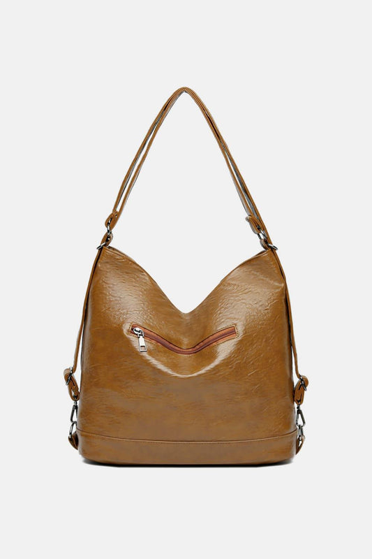 PU Leather Shoulder Bag - Trendsi