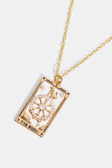 Tarot Card Pendant Stainless Steel Necklace - Flyclothing LLC