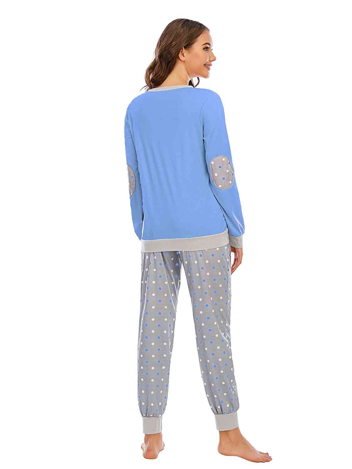 Long Sleeve Top and Polka Dot Pants Set - Flyclothing LLC