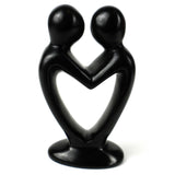 Soapstone Lovers Heart Black - 4 Inch - Flyclothing LLC