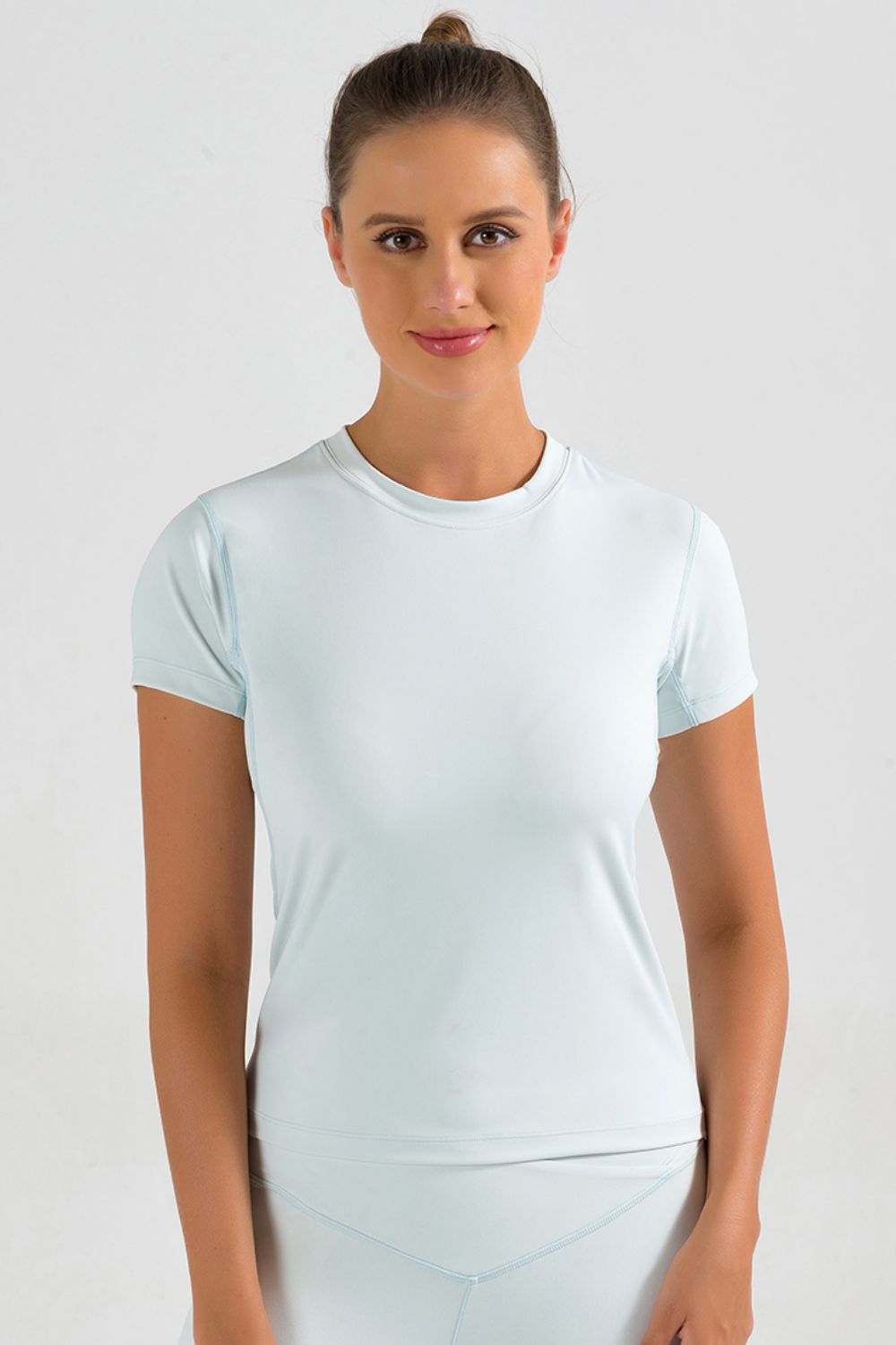 Round Neck Short Sleeve Sports T-Shirt - Flyclothing LLC