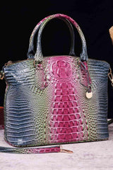 Gradient PU Leather Handbag - Trendsi