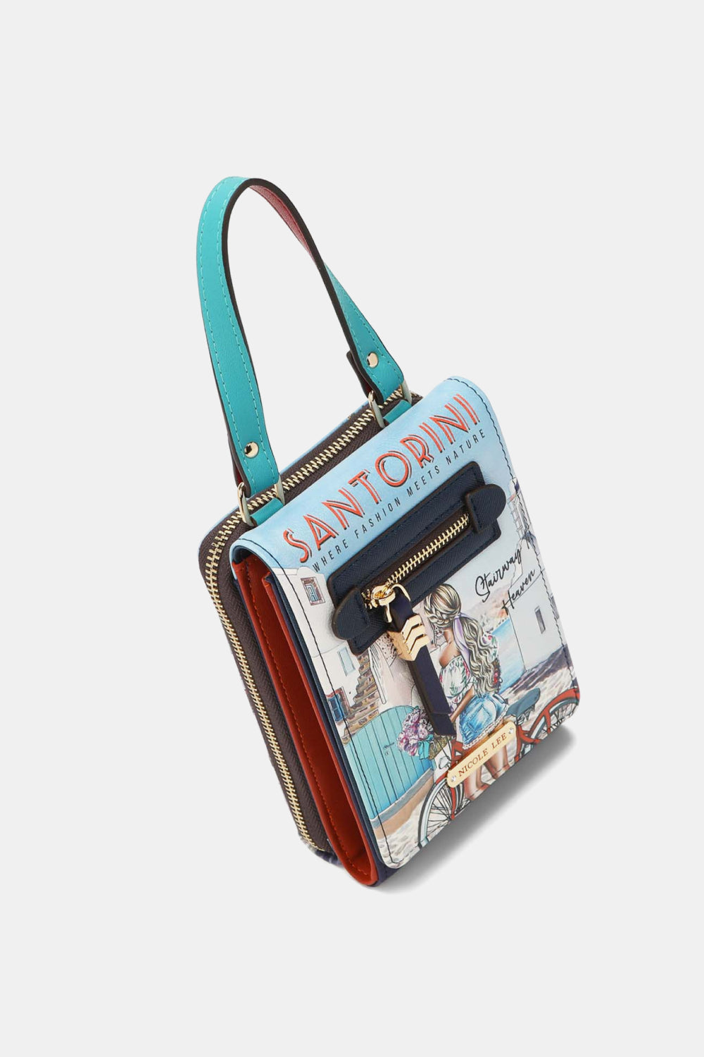 Micro Bag Charm - Artisan Collection - Santorini - Cafe Leather