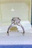 2 Carat Moissanite 925 Sterling Silver Ring - Flyclothing LLC