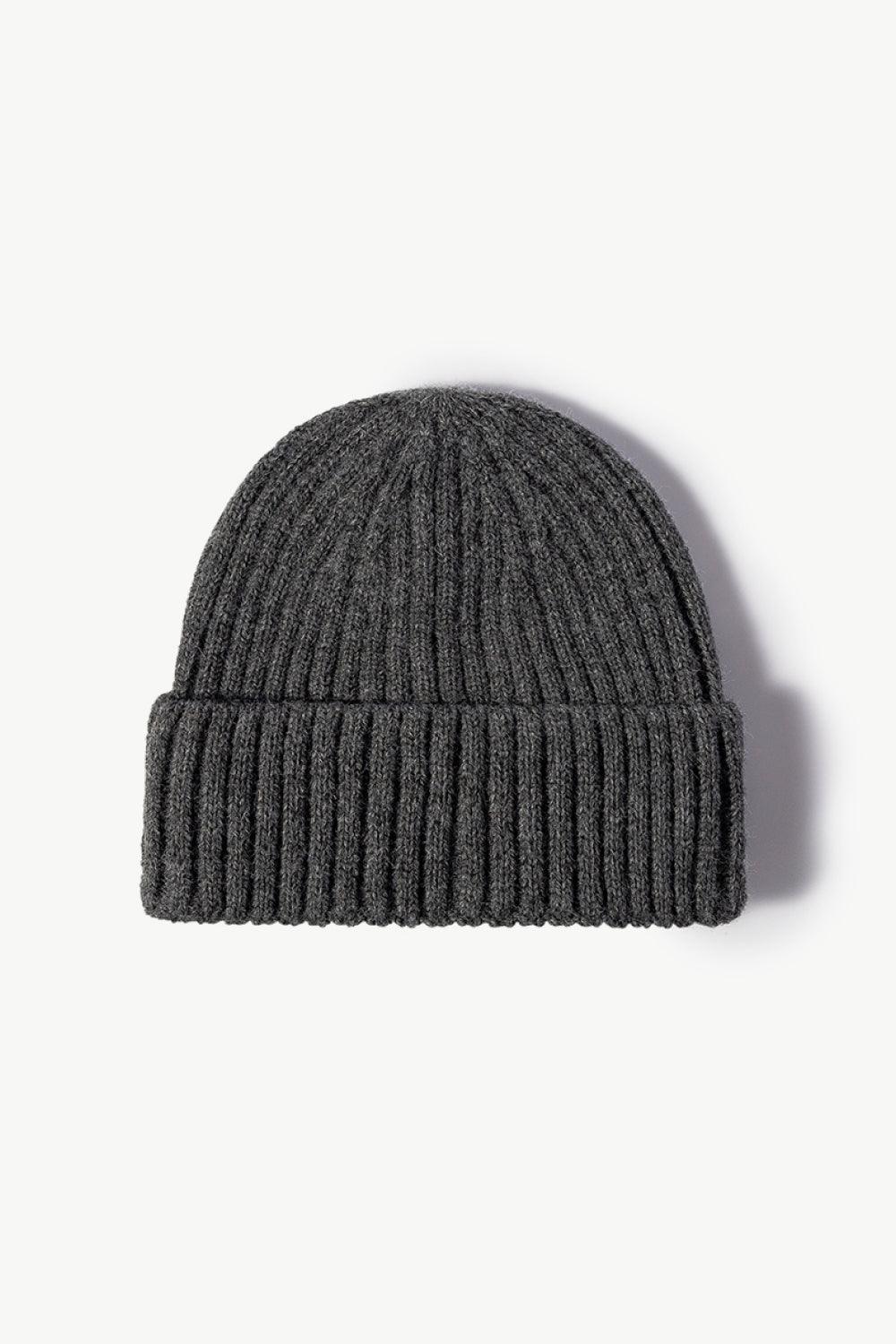 Rib-Knit Cuff Beanie - Flyclothing LLC