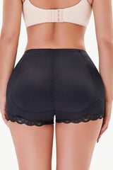 Full Size Lace Trim Shaping Shorts - Flyclothing LLC