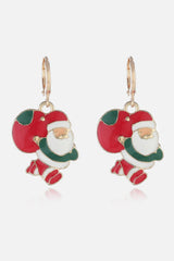 Christmas Theme Alloy Earrings - Trendsi