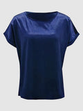 Round Neck Short Sleeve T-Shirt - Flyclothing LLC