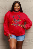 Simply Love Full Size MERRY AND BRIGHT Graphic Sweatshirt - Flyclothing LLC