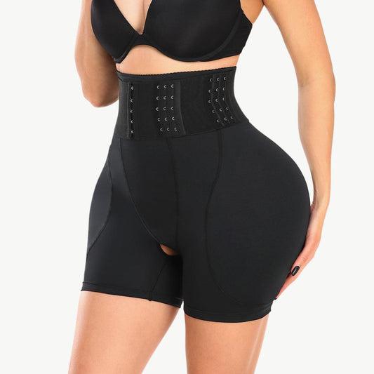 Full Size Removable Pad Shaping Shorts - Trendsi