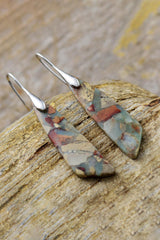 Handmade Natural Stone Dangle Earrings - Flyclothing LLC