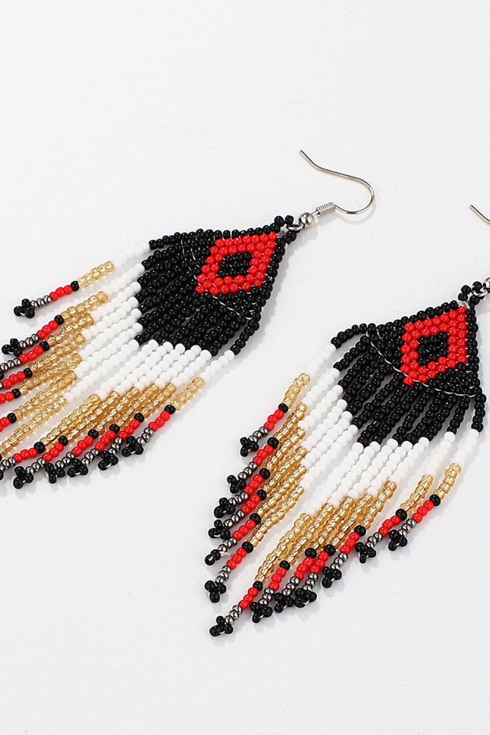 Beaded Dangle Earrings - Trendsi