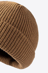 Calling For Winter Rib-Knit Beanie - Trendsi