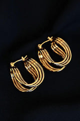 U-Shaped Hoop Earrings - Flyclothing LLC