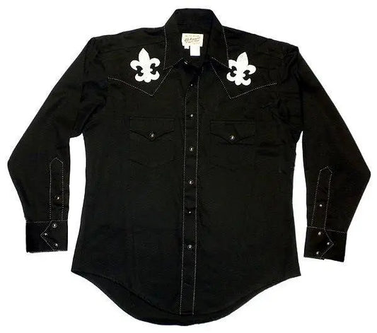 Rockmount Silver Fleur di Lis Shirt - Flyclothing LLC