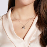 Moissanite 925 Sterling Silver Heart Necklace - Flyclothing LLC