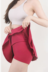 High Waist Pleated Active Skirt - Flyclothing LLC