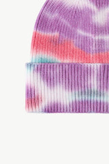 Tie-Dye Cuffed Knit Beanie - Flyclothing LLC