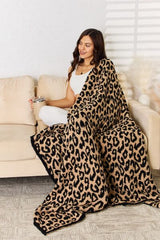 Cuddley Leopard Decorative Throw Blanket - Flyclothing LLC