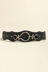 PU Leather Zinc Alloy Buckle Belt - Flyclothing LLC