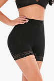 Full Size Pull-On Lace Trim Shaping Shorts - Flyclothing LLC