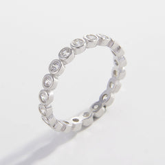 925 Sterling Silver Zircon Ring - Flyclothing LLC