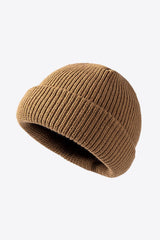 Calling For Winter Rib-Knit Beanie - Trendsi