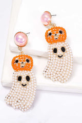 Halloween Ghost Shape Dangle Earrings - Flyclothing LLC