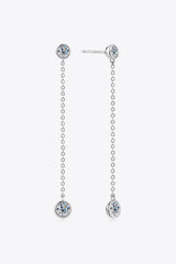 Moissanite Chain Earrings - Flyclothing LLC