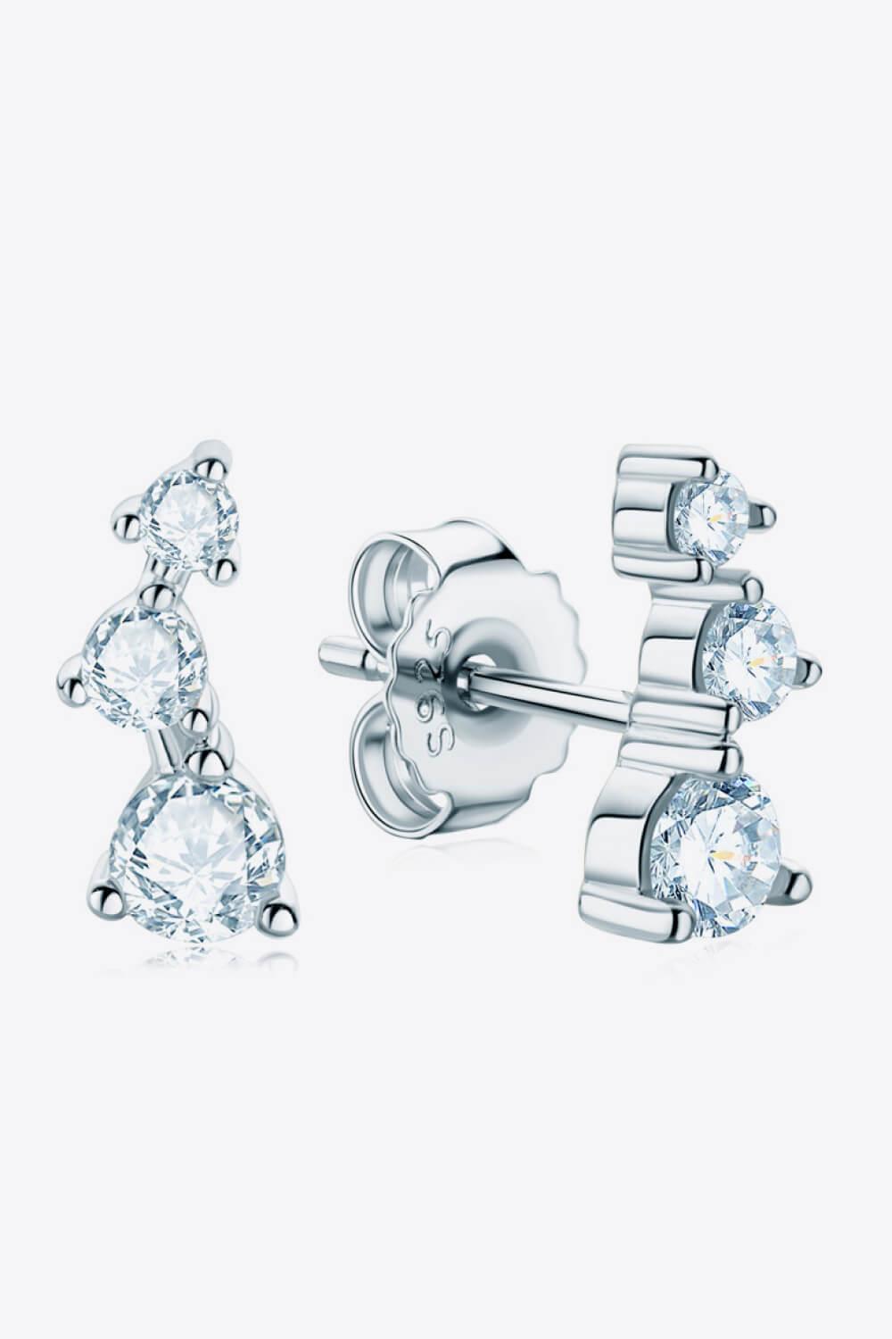 Your Way Moissanite Stud Earrings - Flyclothing LLC