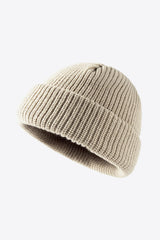 Calling For Winter Rib-Knit Beanie - Trendsi