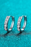 Always Chic Sterling Silver Moissanite Huggie Earrings - Flyclothing LLC