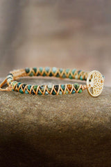 Handmade Tree Shape Beaded Copper Bracelet - Flyclothing LLC