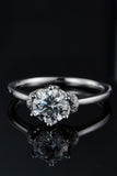 1 Carat Moissanite 925 Sterling Silver Ring - Flyclothing LLC